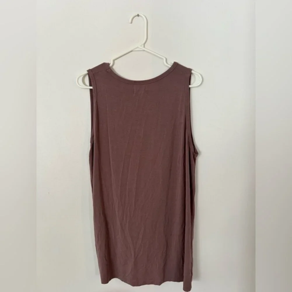 Super Soft Jackson Rowe Knotty Tank - medium Dusty Pink - Picture 7 of 7